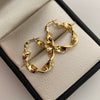 Candonga melcocha Oro amarillo 18k 2 Gr / 2 Cm