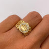 Anillo Corona Rx casting Oro amarillo 18k / Talla 6 / 5 Gr / 5,5 mm