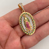 Dije Virgen de Guadalupe Casting Oro amarillo 18k 5,2 Gr / 20,1 mm / 4,1 Cm