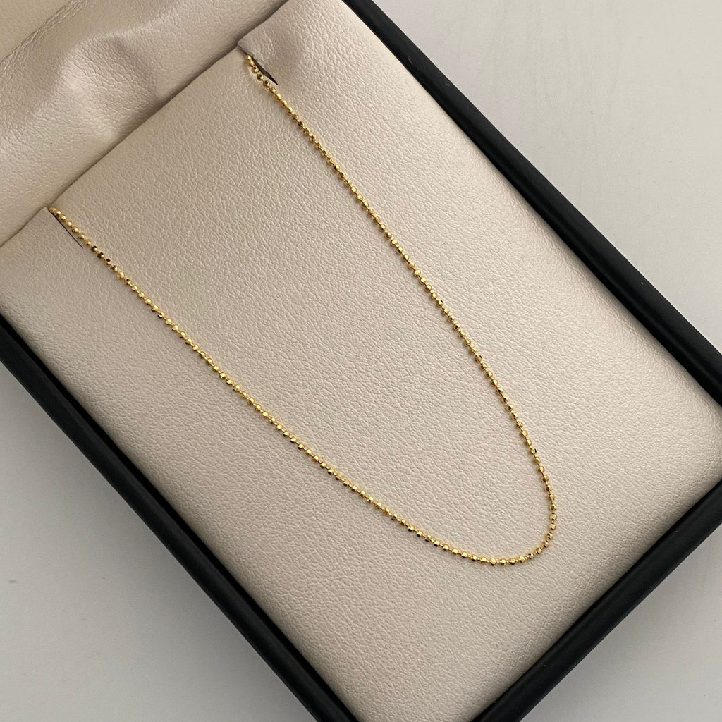 Cadena It mini militar Oro amarillo 18k +1 / 2,05 Gr / 1 mm / 50 Cm