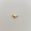 Herraje Corazon Inflado Oro amarillo 18k 0,3 Gr / 1 Cm