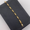 Pulso Rustico Oro amarillo 18k 4,60 Gr / 3,9 mm / 19,6 Cm Broche 0,40