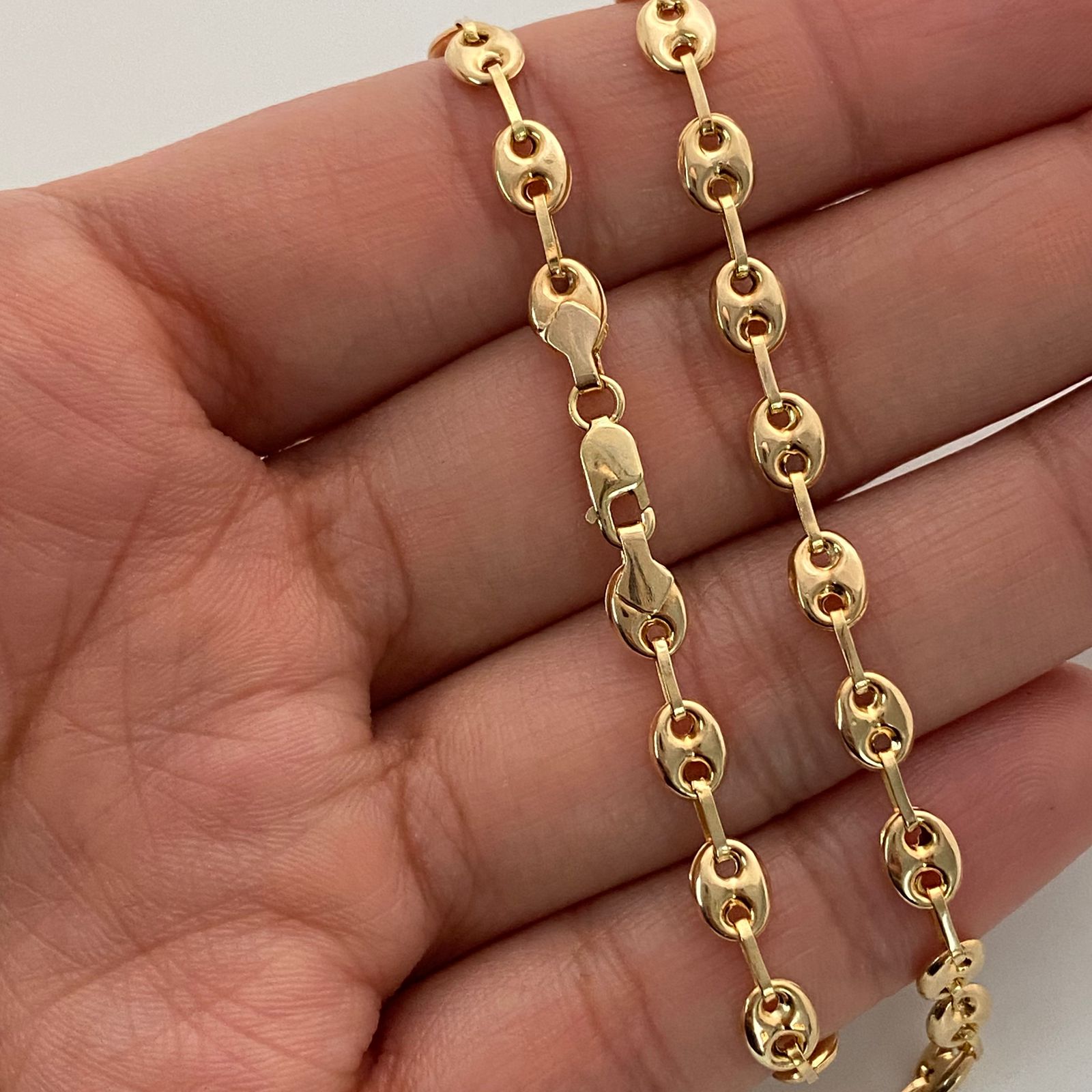 Cadena Gc Oro amarillo 18k 9,45 Gr / 4,6 mm / 60 Cm Broche 0,40