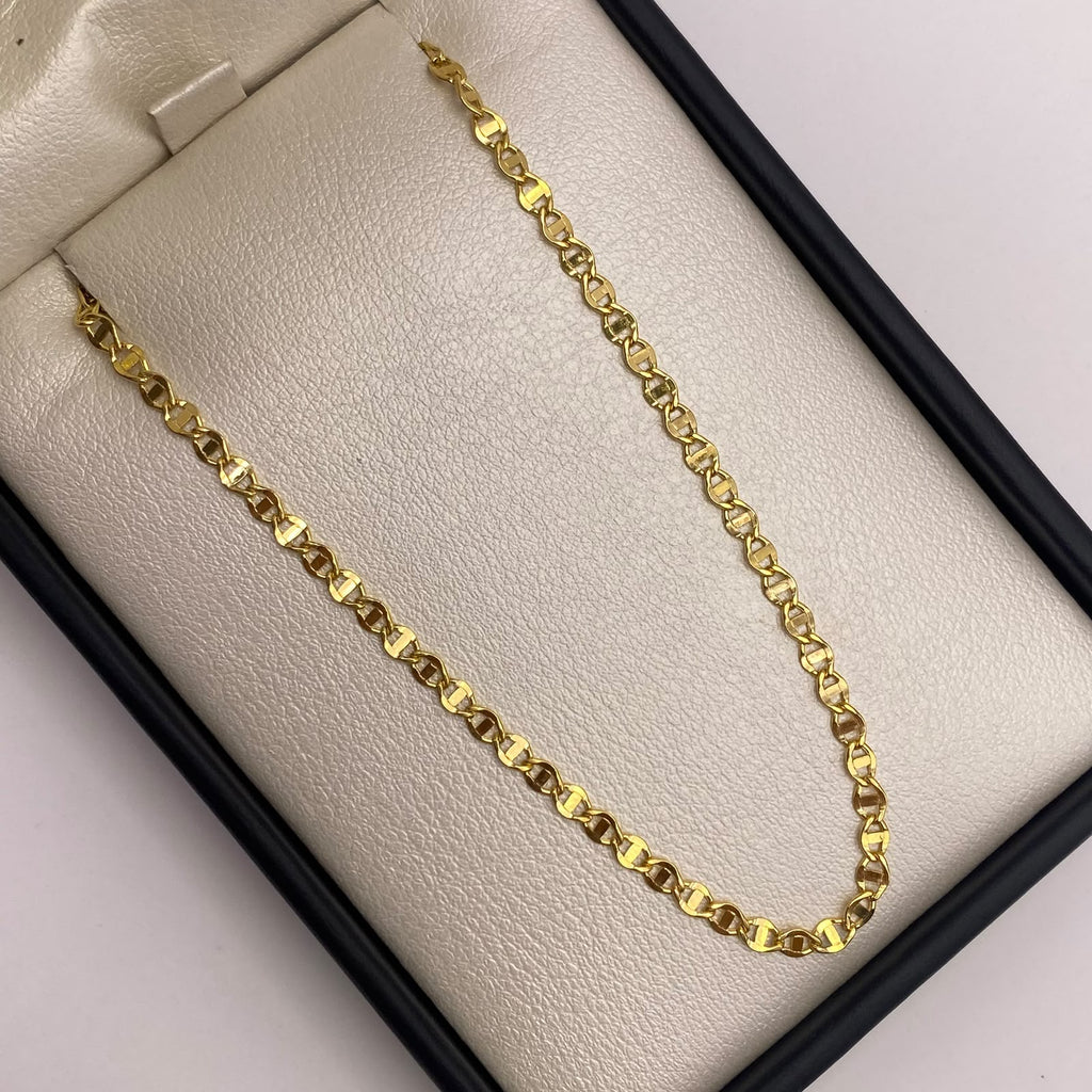 Cadena It Escalera plana Oro amarillo 18k 3,15 Gr / 2,7 mm / 60 Cm