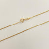 Cadena It mini cubana  Oro amarillo 18k 2,15 Gr / 1 mm / 50 Cm