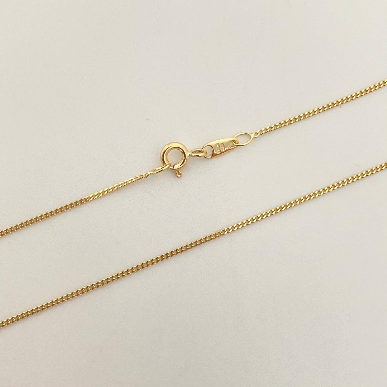 Cadena It mini cubana Oro amarillo 18k 2,10 Gr / 1,0 mm / 50 Cm