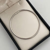 aro it enresortado oro blanco 18k +4 / 2 gr /18.5cm/ 2,3 mm