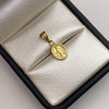Dije Virgen milagrosa Oro amarillo 18k 0,52 Gr / 8,2 mm / 1,9 Cm