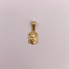 Dije Rostro cristo Oro amarillo 18k 0,54 Gr / 8 mm / 2 Cm