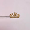 Anillo 15 Casting Blanco Oro amarillo 18k / Talla 7 1/2 / 2,65 Gr