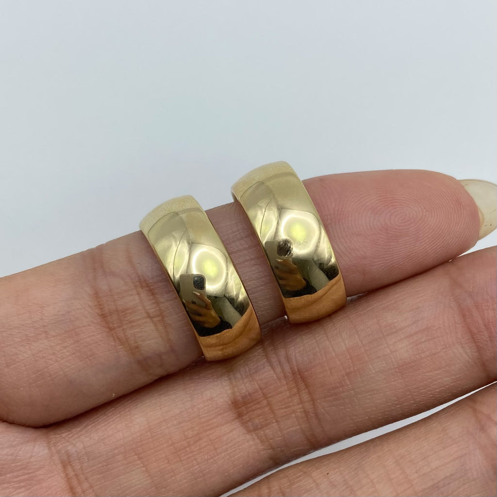 Candonga It lisa Oro amarillo 18k 2,8 Gr / 2 Cm