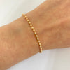 Pulso Militar Luna Oro amarillo 18k +3 / 4,05 Gr / 2,5 mm / 17,5 Cm