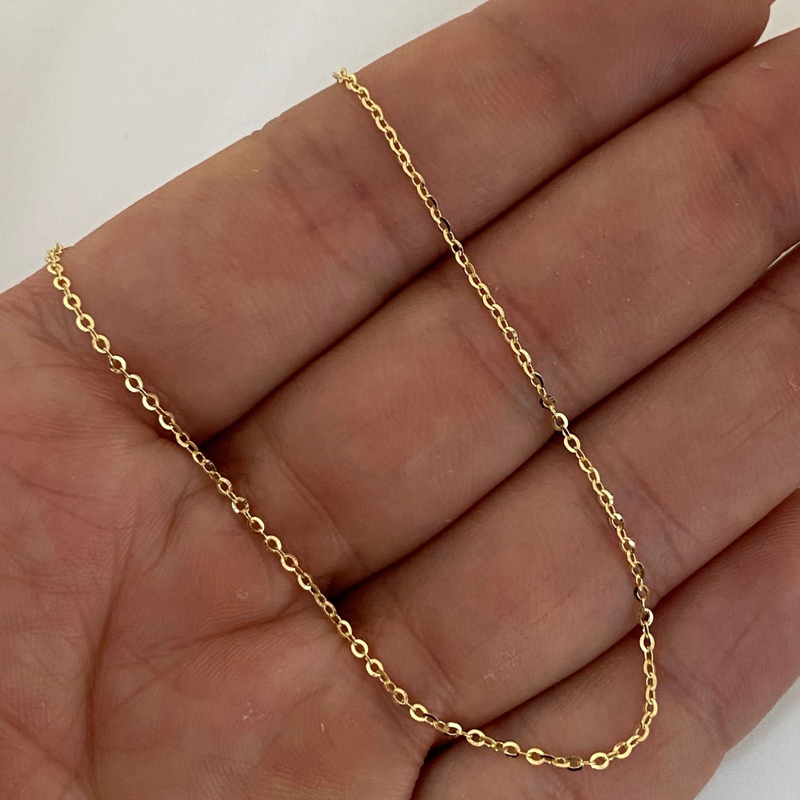 Cadena It aro seguido  Oro amarillo 18k 1,6 Gr / 0,8 mm / 50 Cm