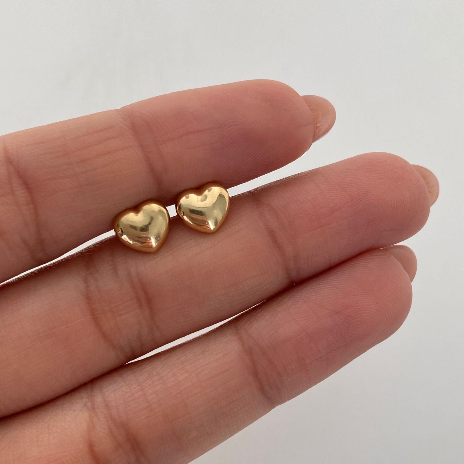 Topos Corazon Inflado Oro amarillo 18k 0,65 Gr / 7,8 mm