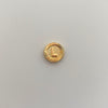 Herraje Letra L Diamantada Oro amarillo 18k 0,45 Gr / 1,1 Cm