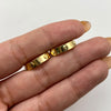 Candonga lisa con tornillo  Oro amarillo 1,9 Gr / 2 Cm