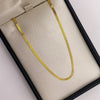 Cadena It China espejo Oro amarillo 18k +1 / 3,3 Gr / 2 mm / 50 Cm