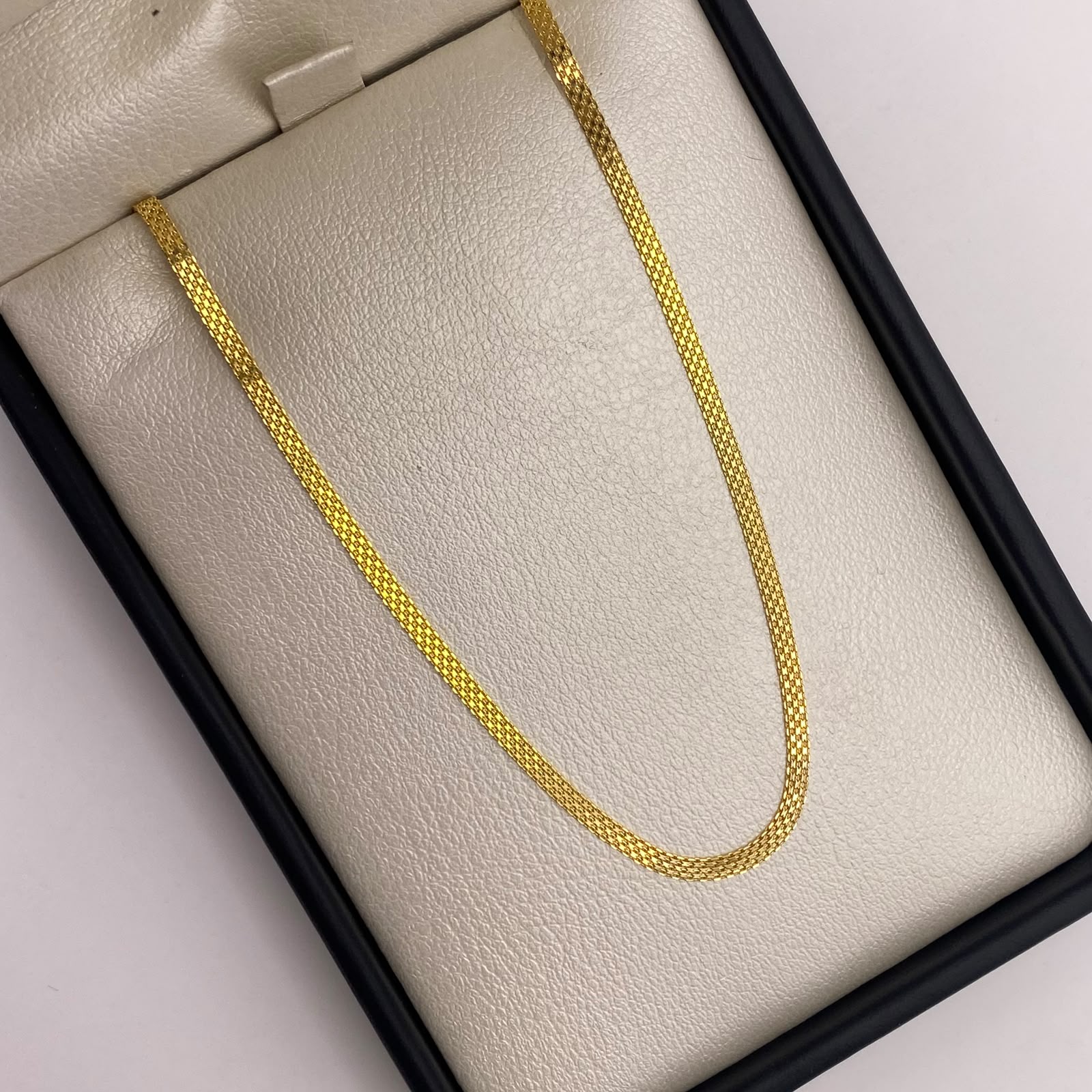 Cadena It China espejo Oro amarillo 18k +1 / 3,3 Gr / 2 mm / 50 Cm
