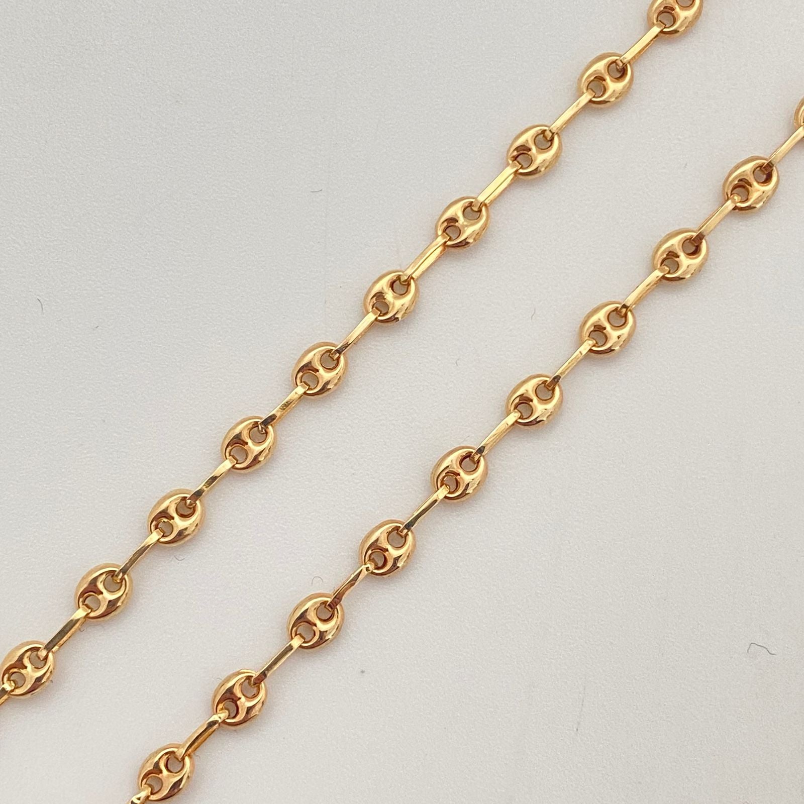 Cadena gc Oro amarillo 18k 4,75 Gr / 3,3 mm / 45 Cm Broche 0,40