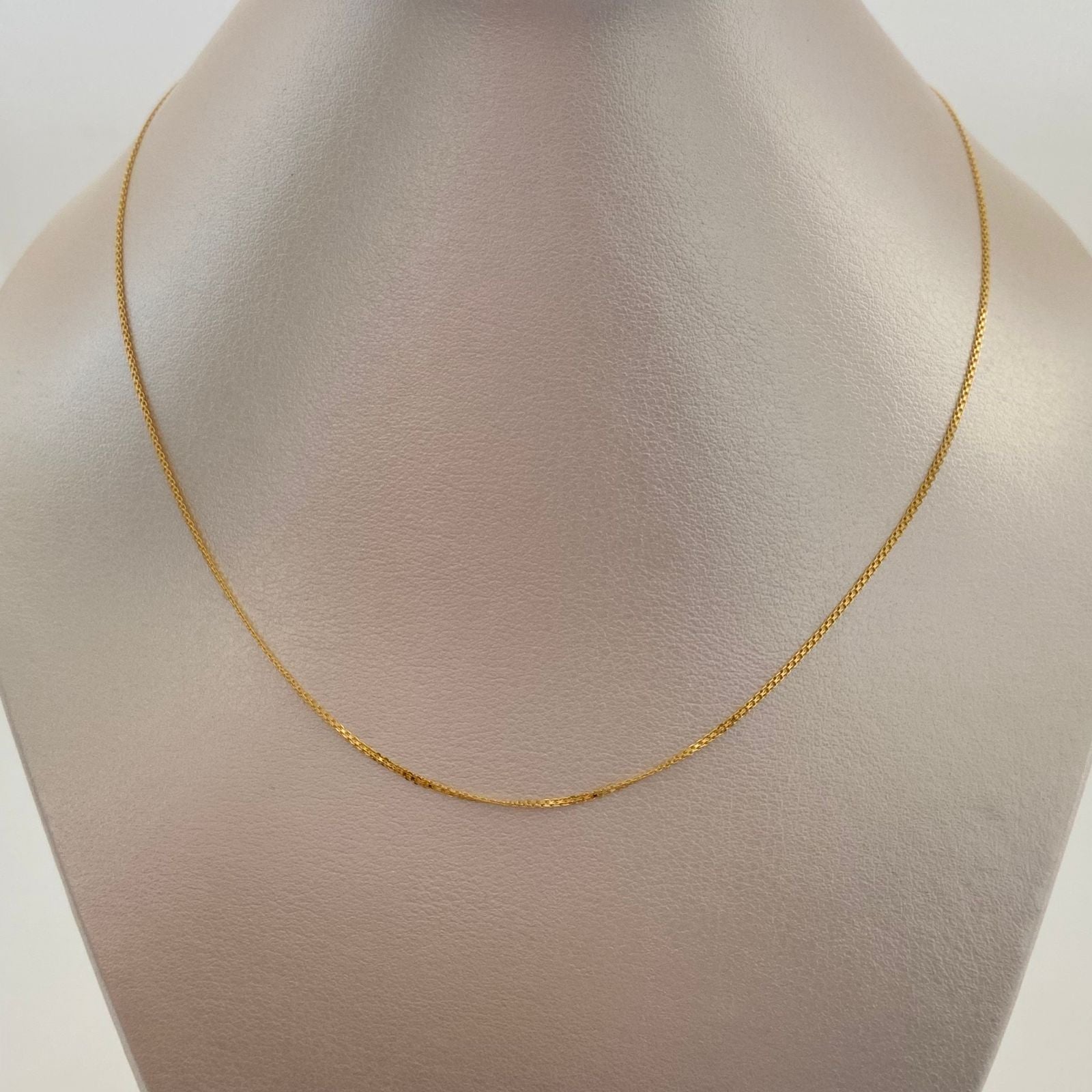 Cadena It China Espejo Oro amarillo 18k +1 / 1,8 Gr / 1,1 mm / 50 Cm