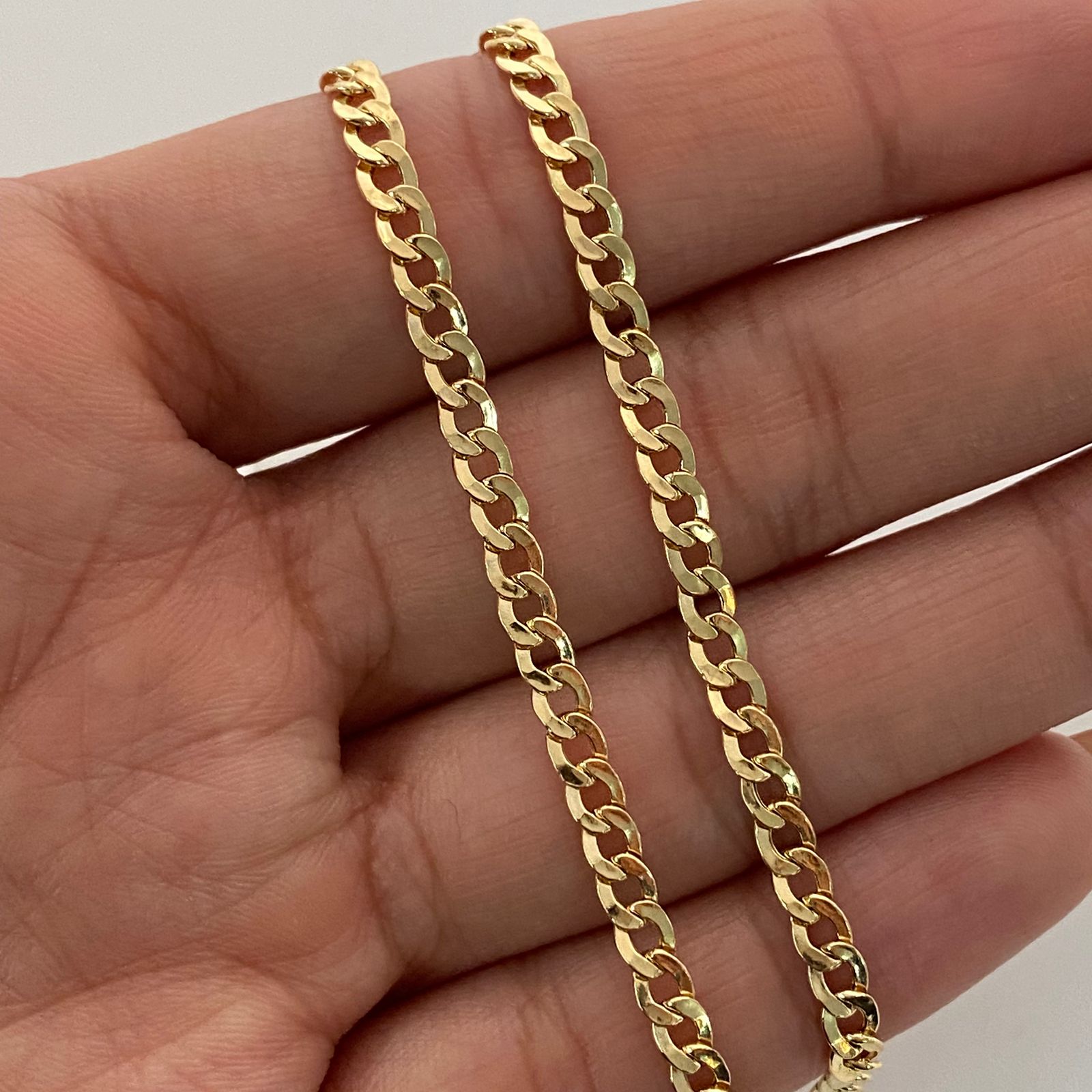 Cadena It Cubana Oro amarillo 18k 7 Gr / 3,4 mm / 60 Cm