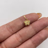 Dije mariposa diamantada Oro amarillo 0,6 Gr / 1,2 Cm