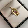 Dije Virgen de Guadalupe Oro amarillo 18k 1,9 Gr / 11,8 mm / 2,5 Cm
