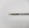 Anillo mini cruz circones Oro amarillo / Talla 8 / 0,8 Gr