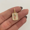 Dije Guadalupe Casting Oro amarillo 18k 2,15 Gr / 11,3 mm / 2 Cm