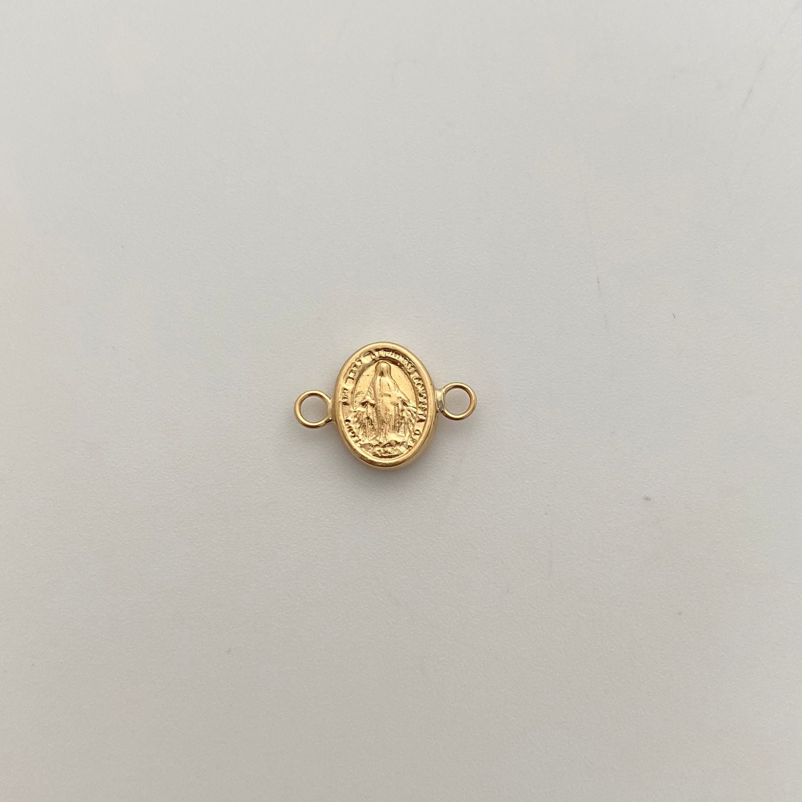 Herraje Virgen Milagrosa Oro amarillo 18k 0,5 Gr / 1,2 Cm
