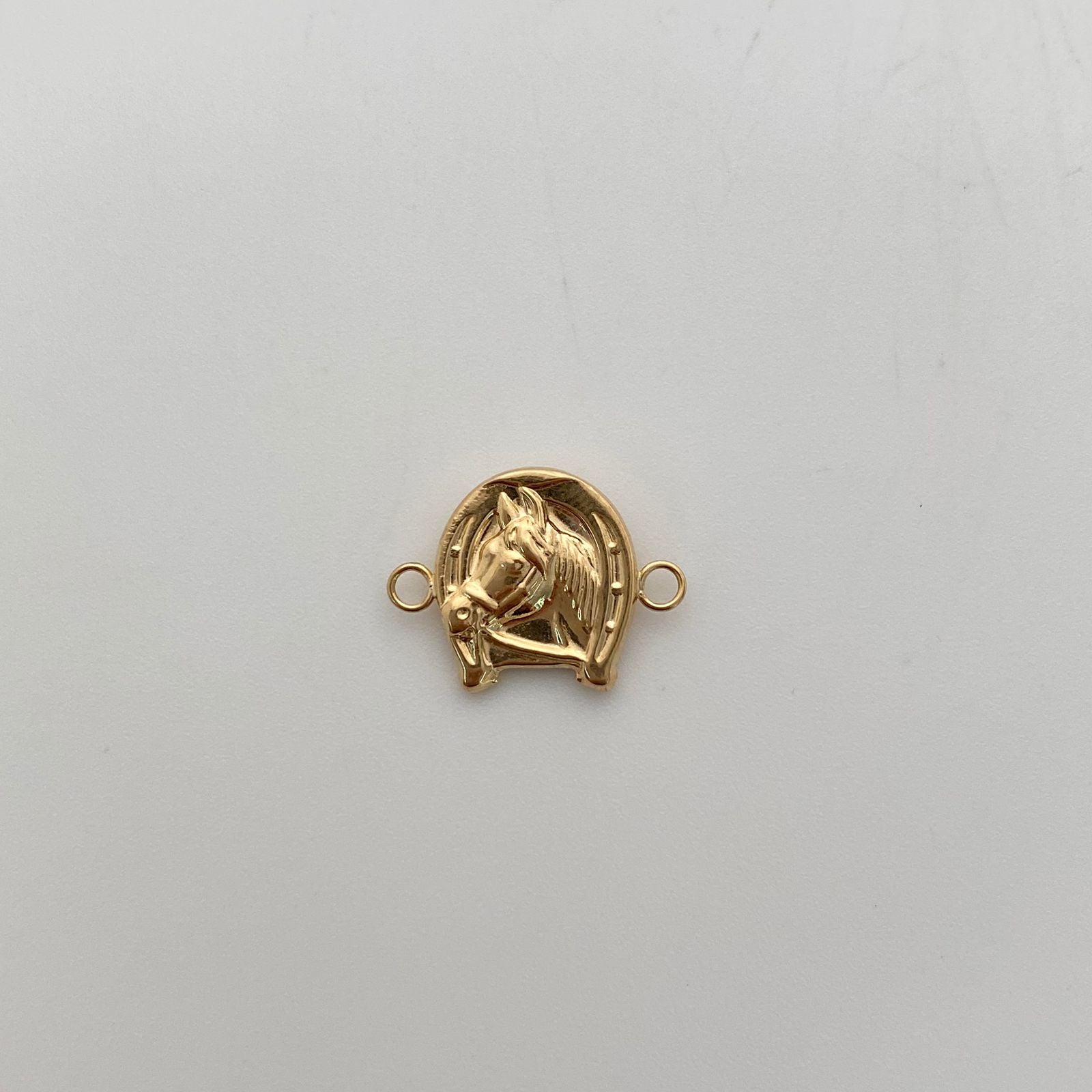 Herraje Herradura de Caballo Oro amarillo 18k 0,85 Gr / 1,7 Cm