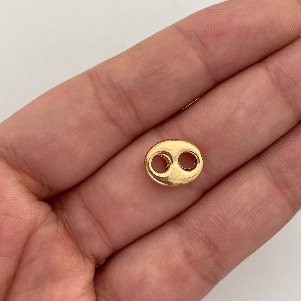 Herraje Gc Oro amarillo 18k 0,4 Gr / 1 Cm