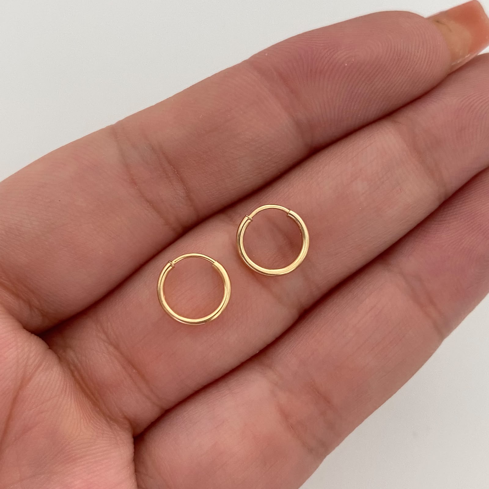 Candonga Imperdible Oro amarillo 18k 0,35 Gr / 0,8 Cm