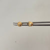 Topos bola diamantada  Oro amarillo 18k 0,6 Gr / 5 mm
