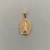 Dije medalla virgen de guadalupe  Oro amarillo 18k 1,6 Gr / 3 Cm