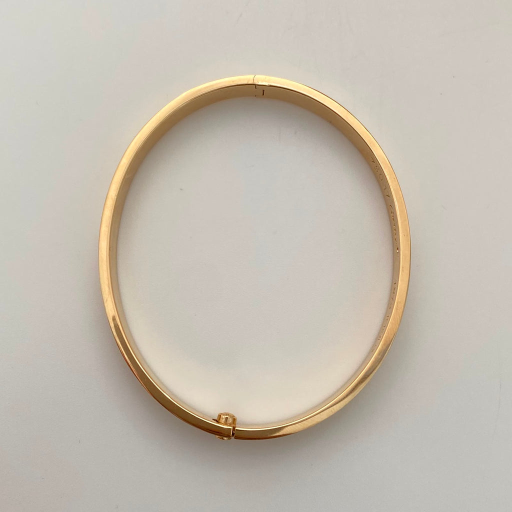 Aro It Sello Oro amarillo 18k +4 / 7,45 Gr / 6,1 mm / 19,5 Cm
