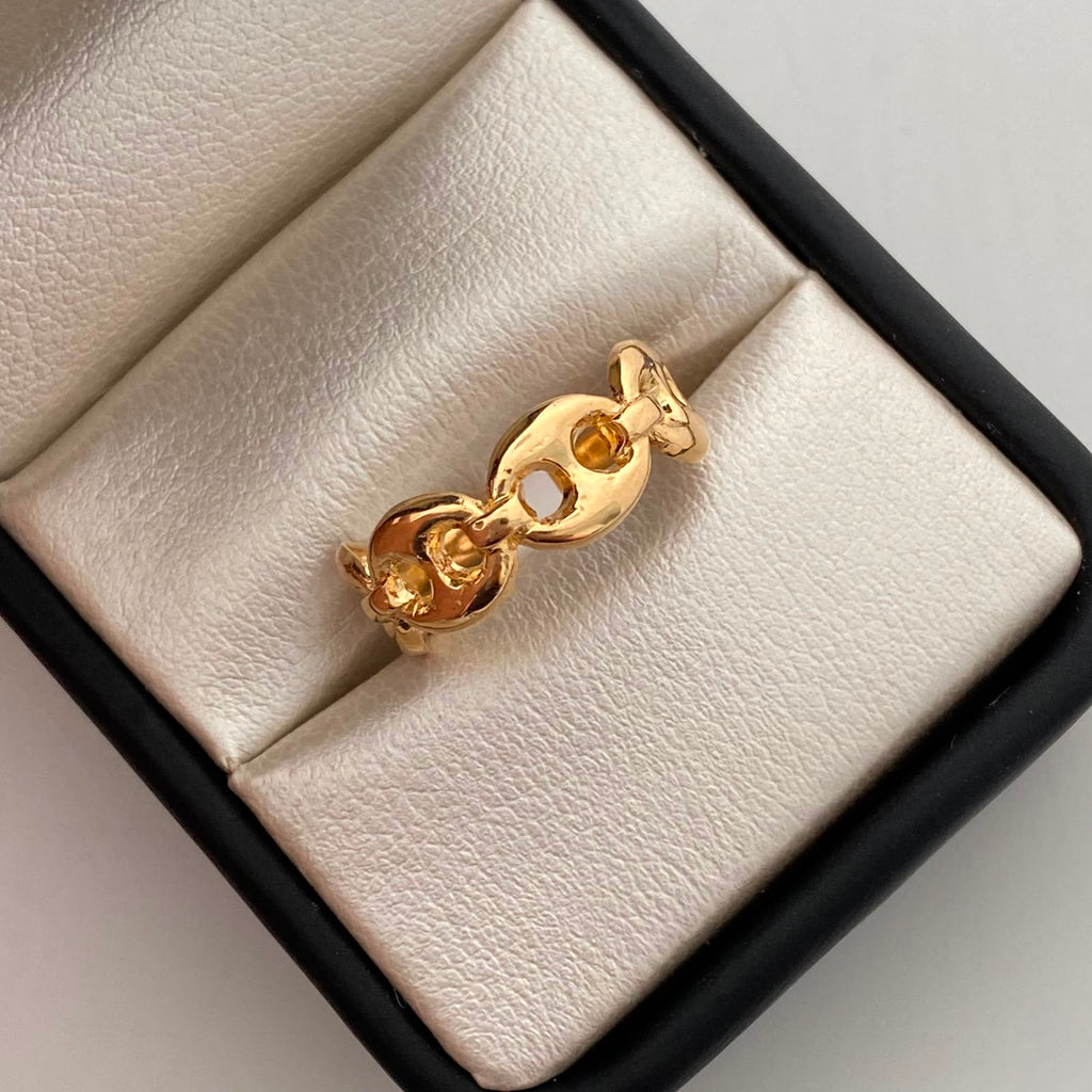 Anillo Gc Liso Oro amarillo 18k / Talla 8 / 3 Gr / 2,5 mm
