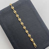 Pulso Gc liso Oro amarillo 18k 3,60 Gr / 4,5 mm / 21,6 Cm Broche 0,40