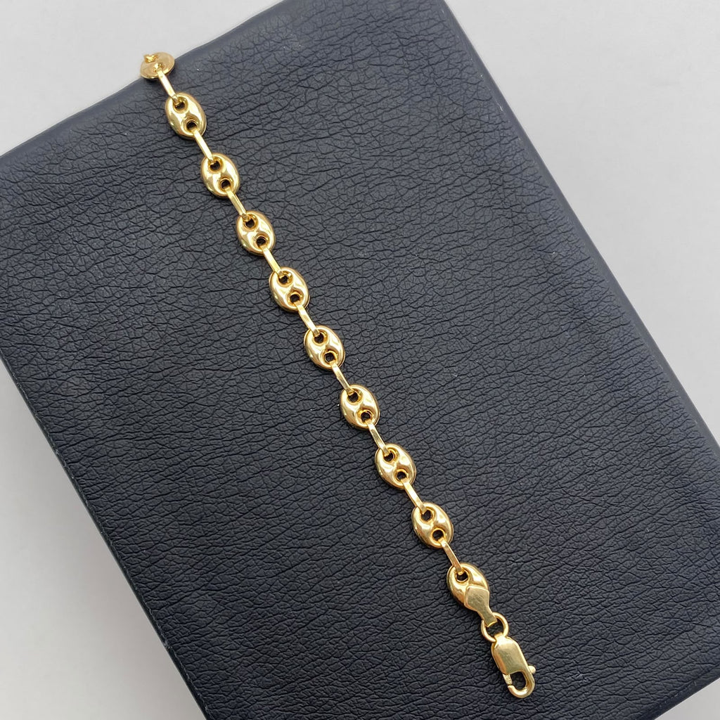 Pulso Gc Liso Oro amarillo 18k 3,50 Gr / 4,5 mm / 20,7 Cm Broche 0,40