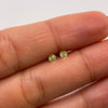 Topos Circulo plano diamantado Oro amarillo 18k 0,4 Gr / 4 mm