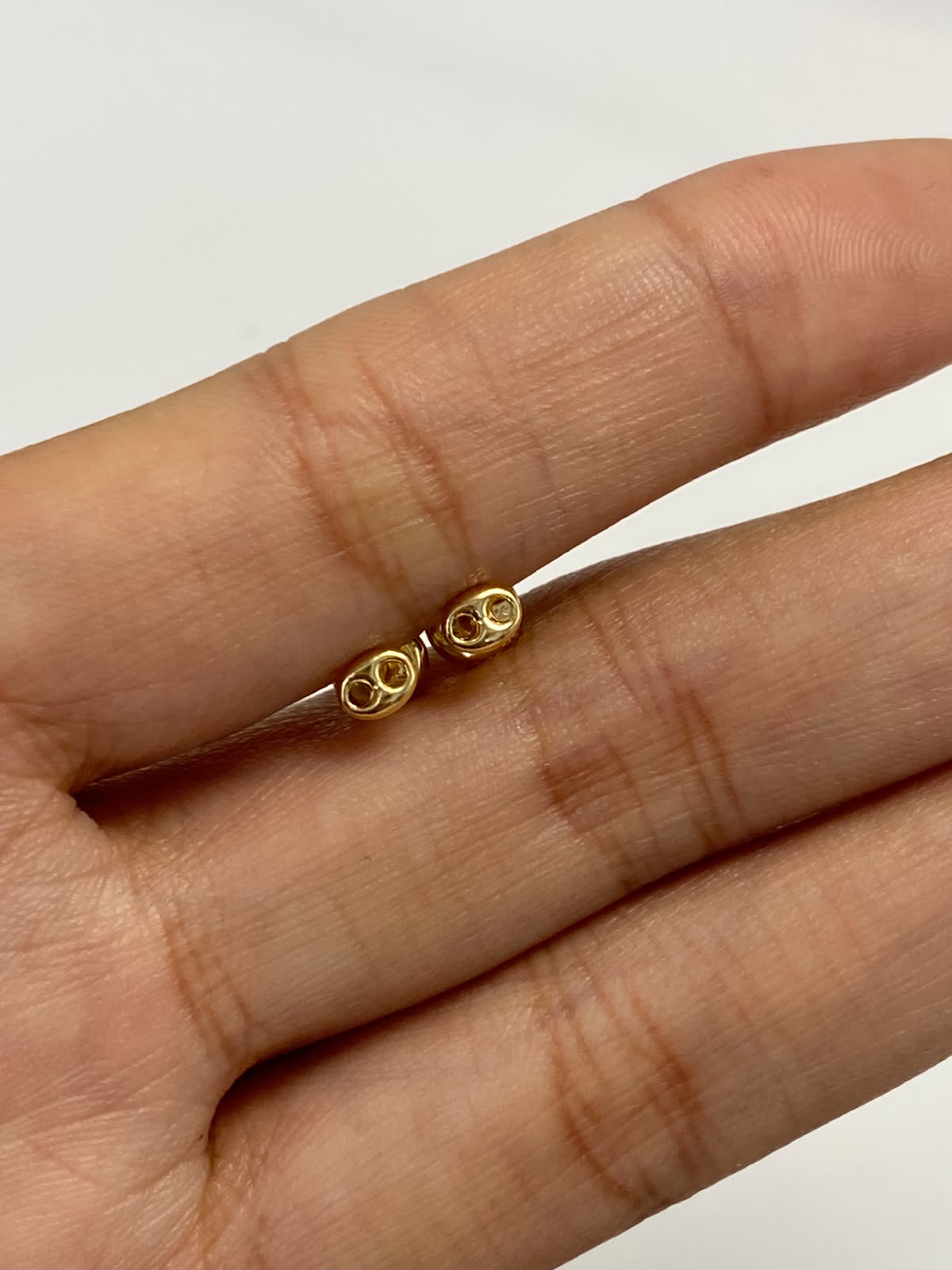 Topos gc lisos Oro amarillo 18k 0,4 Gr / 4,3 mm