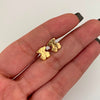 Topos Oso Th Liso Oro amarillo 18k 0,75 Gr / 7,5 mm