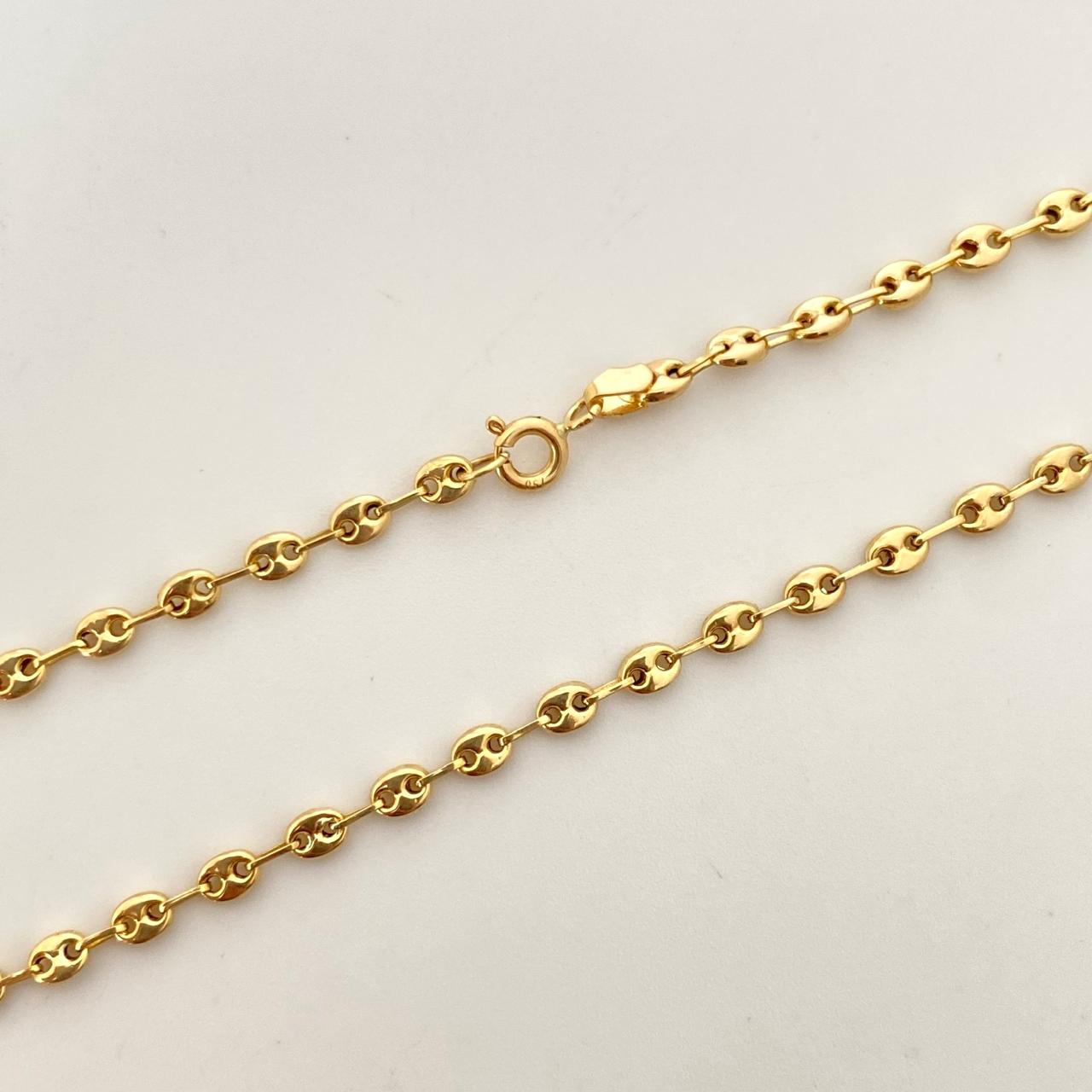 Cadena baby gc Oro amarillo 18k 6,00 Gr / 3,2 mm / 60 Cm Broche 0,15