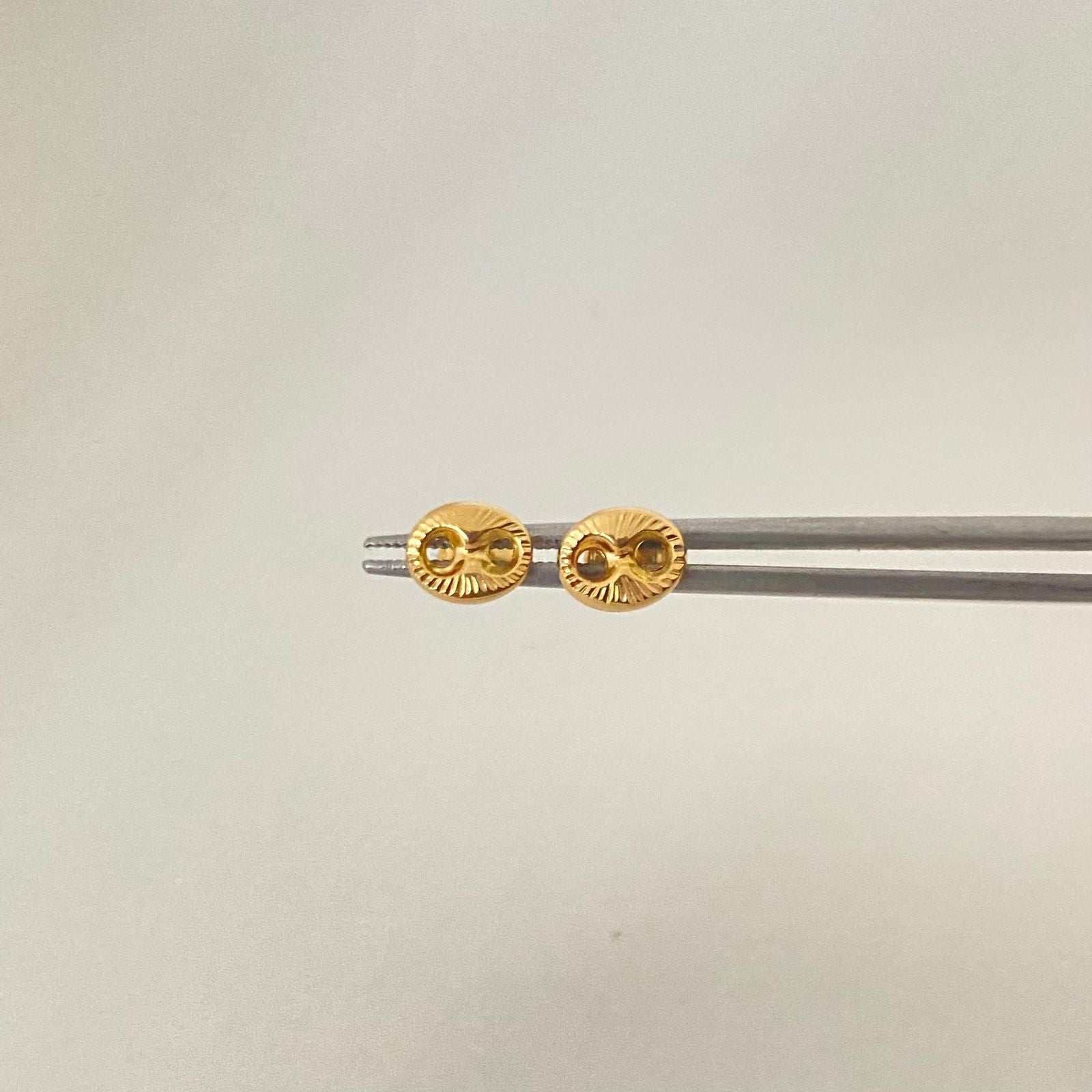 Topos gc diamantado Oro amarillo 18k 0,75 Gr / 8,0 mm