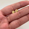 Topos Circulo Plano Diamantado Oro amarillo 18k 0,45 Gr / 4,1 mm