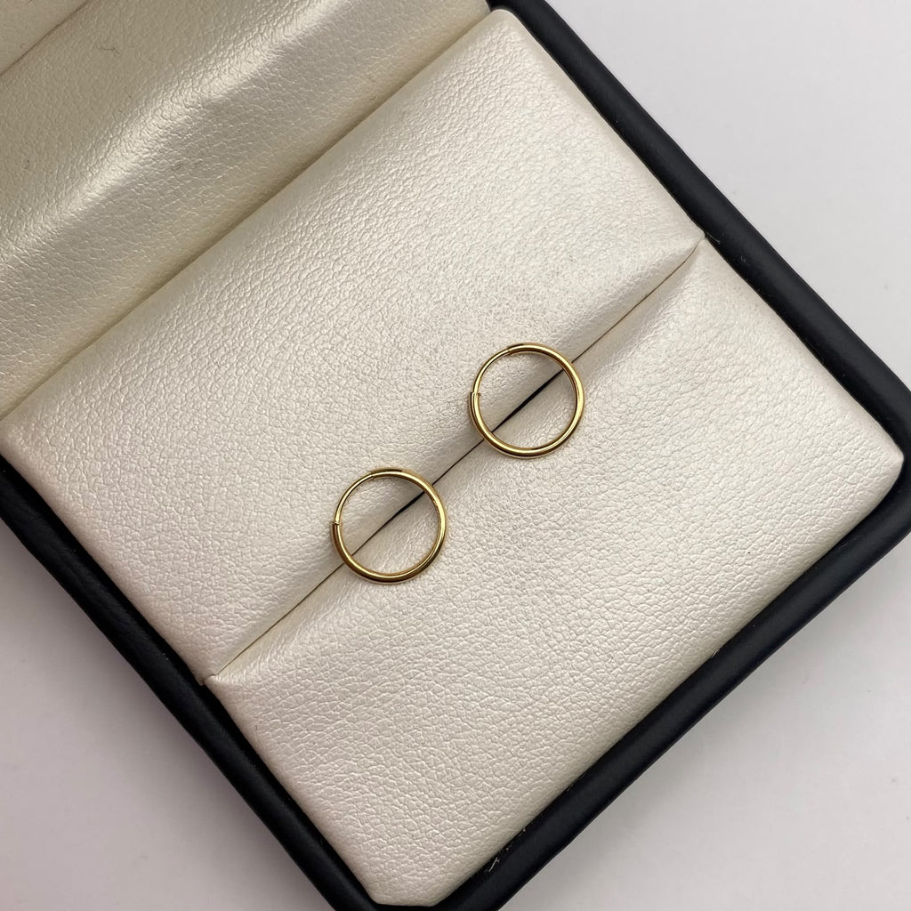 Candonga imperdible Oro amarillo 18k 0,48 Gr / 1 Cm