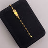 Pulso bebé gc placa nube virgen milagrosa Oro amarillo 18k 2,00 Gr / 3,2 mm / 14,5 Cm Broche 0,20