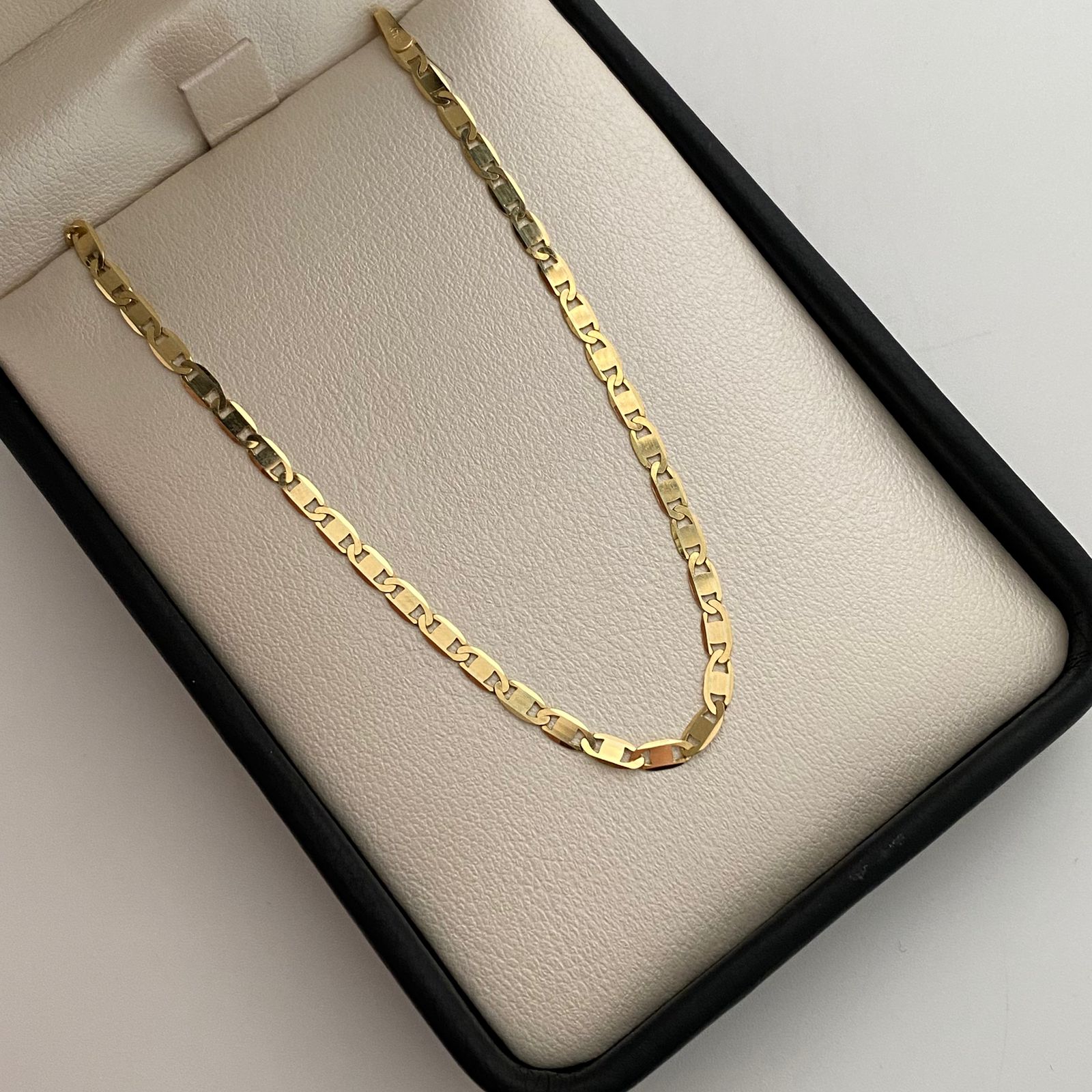 Pulso It Plana Lisa Oro amarillo 18k 2,45 Gr / 2,7 mm / 19 Cm