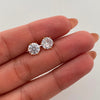 Topos Circon Blanco Oro amarillo 18k 1,9 Gr / 8,3 mm