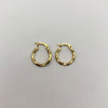 Candonga troquelada Oro amarillo 0,8 Gr / 1,5 Cm